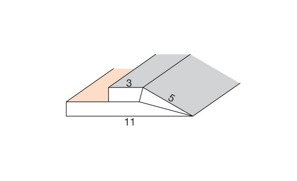 Segnapassi led in cartongesso lineare 30° per pareti e soffitti - lunghezza 200 cm
