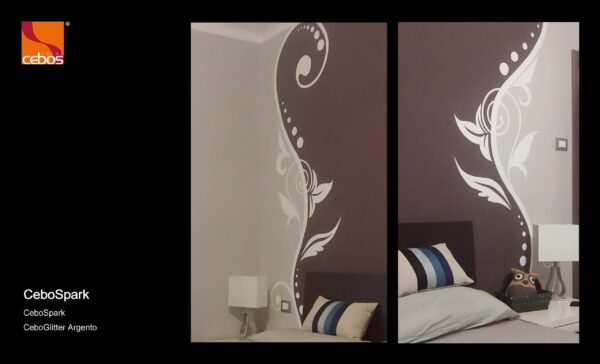 Applicazione vernice decorativa effetto pennellato cebospark