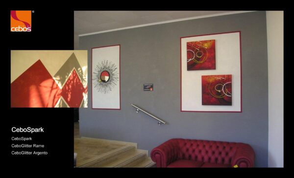 Applicazione vernice decorativa effetto pennellato cebospark