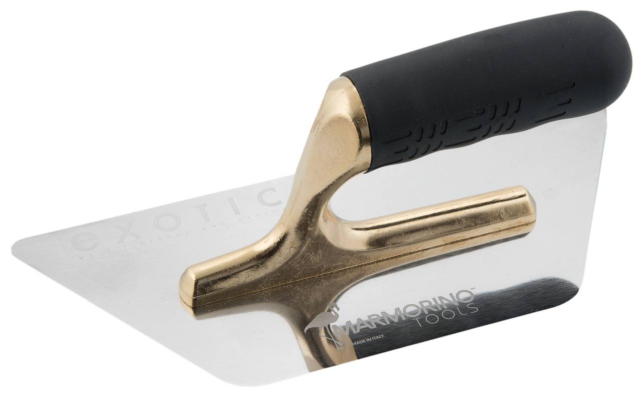 Frattone trapezoidale acciaio inox 240x100 mm forcella in lega di alluminio placcata oro 18 carati ELITE PRO DUAL EXOTIC