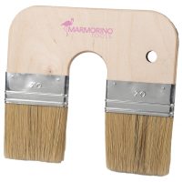 Pennello doppio 180x160 mm per applicare due tinte simultaneamente Marmorino Tools DOUBLE