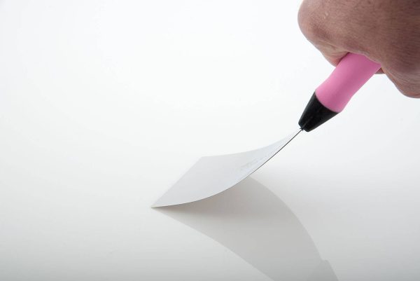 Spatola a specchio 60 mm in acciaio inox flessibile e resistentissima Marmorino Tools VENICE