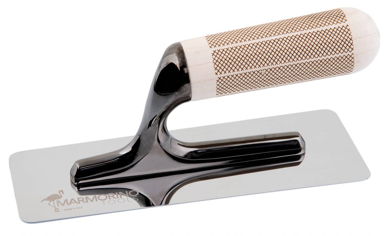 Frattone americano 200x80 mm in acciaio anti striature Marmorino Tools XTROWEL