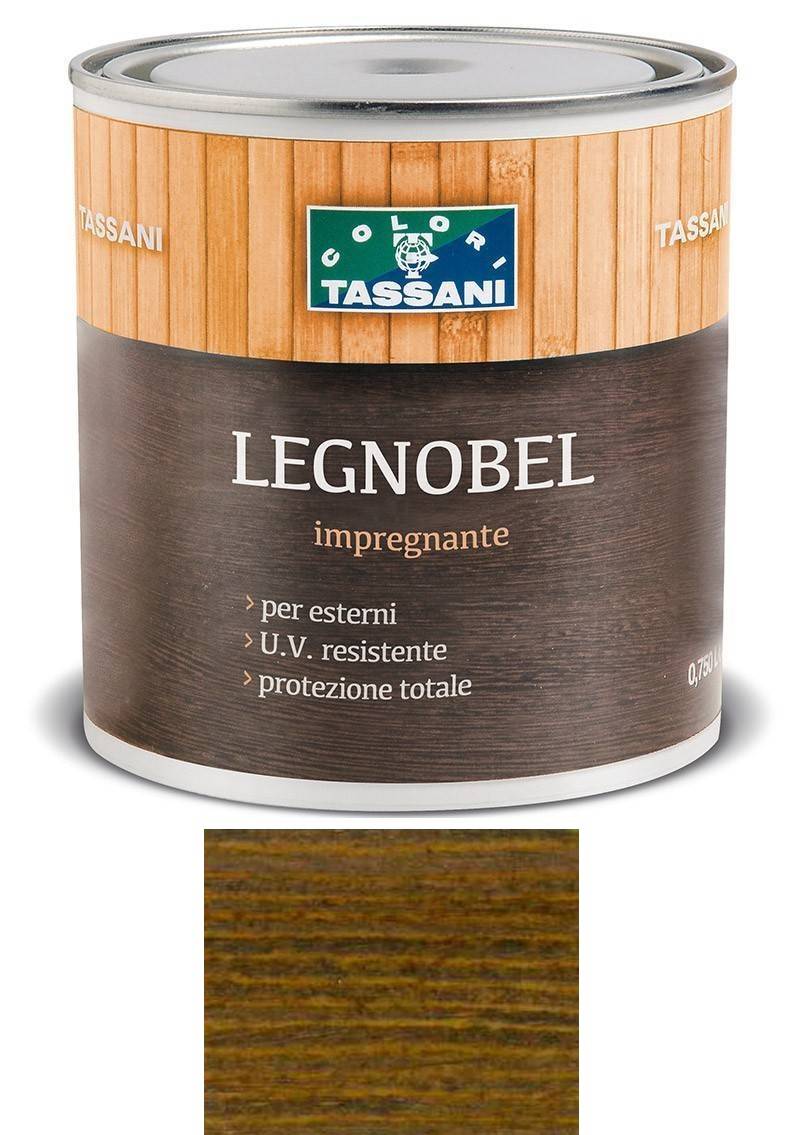 Impregnante a solvente per legno TASSANI LEGNOBEL - NOCE NAZIONALE