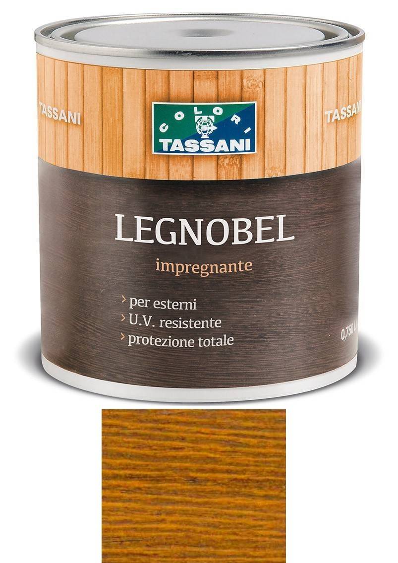 Impregnante a solvente per legno TASSANI LEGNOBEL - NOCE ESOTICO