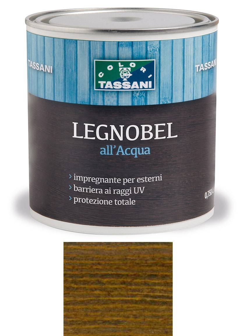 Impregnante per legno ad acqua per esterni ed interni Tassani LEGNOBEL - NOCE NAZIONALE