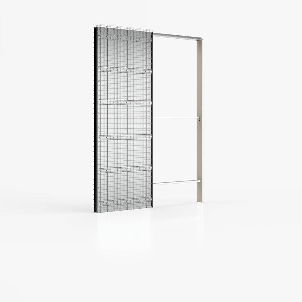Controtelaio per porta scorrevole interna per intonaco luce passaggio 80x200 cm Ermetika Evolution