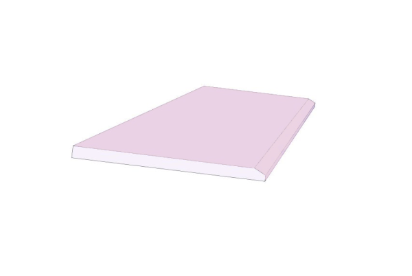 Lastra cartongesso ignifugo 200x120 cm spessore 13 mm Gyproc Fireline