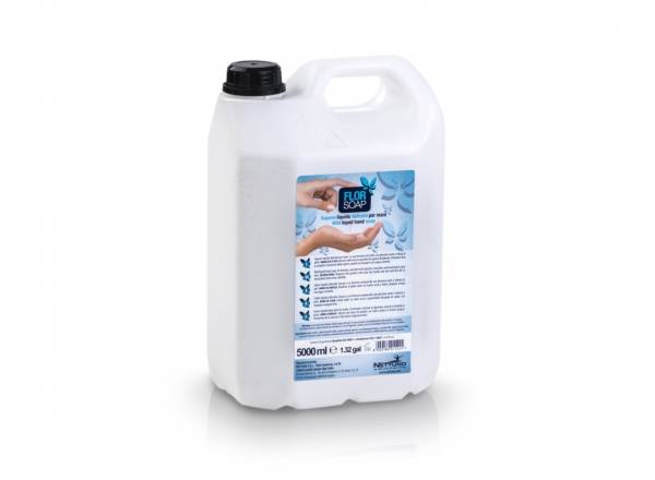 Sapone liquido mani profumazione latte e miele Nettuno Flor Soap - 5 litri