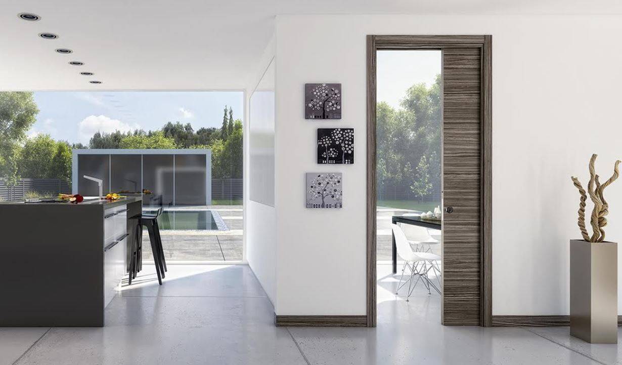 Controtelaio per porta scorrevole interna per intonaco luce passaggio 90x200 cm Ermetika Evolution