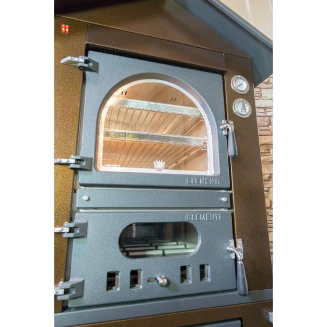 Forno a legna da esterno verniciato ramato indiretta Clementi Master