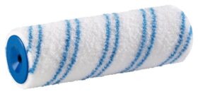 Rullo per pittura all'acqua e solvente professionale alta viscosità in poliammide altamente texturizzato larghezza 18 cm