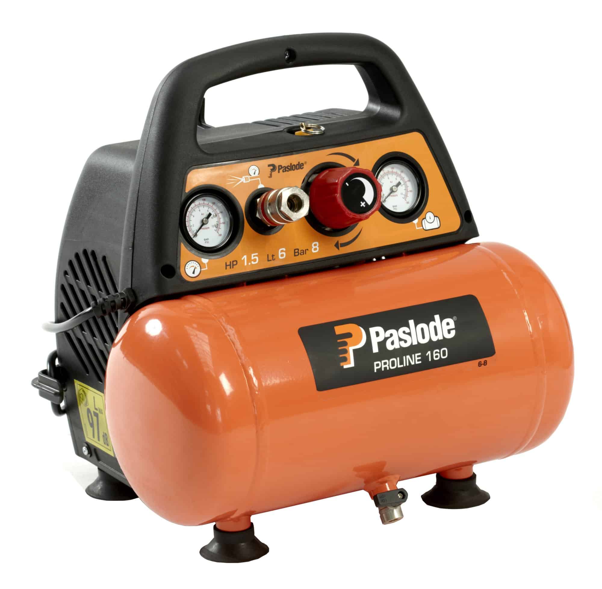 Compressore aria portatile 6 litri max 8 bar Spit Paslode Proline 160