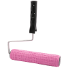 Rullo in gomma 25 cm + manico in acciaio con impugnatura in pvc Marmorino Tools "Snake"