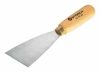 Spatola per pittore lama rigida in acciaio inox manico in legno LARGH. 3 CM Storch